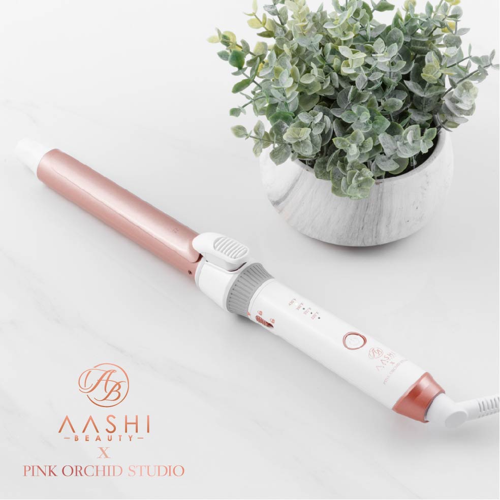 25mm (1") Wand/Clamp/Marcel 3-in-1 - Rotating Curling Revolver - Aashi Beauty