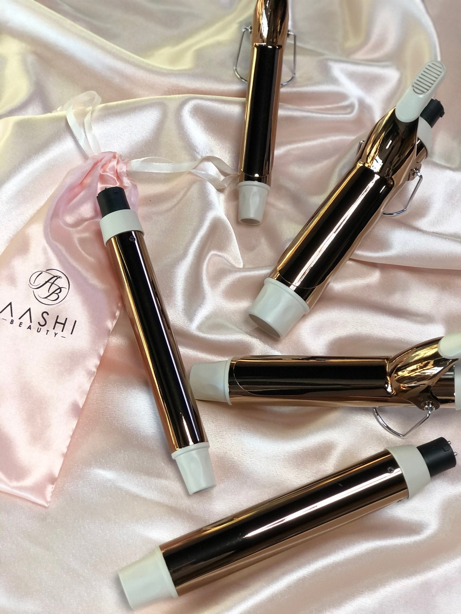 3 in 1 Titanium Curler, 38mm, 32mm & 25mm (1.5" 1.26" & 1") Clamp Curler - Aashi Beauty