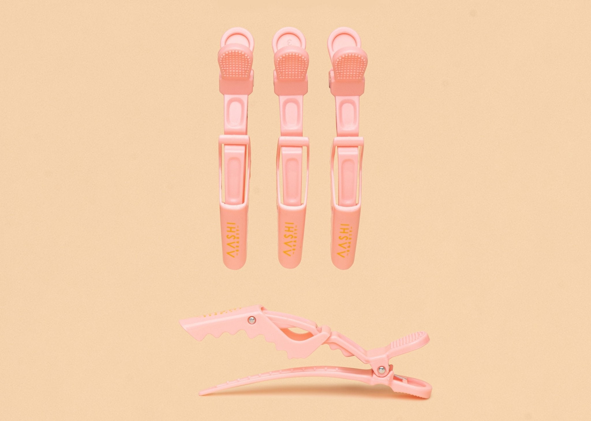Aashi Beauty Girly Pink Claw Clips, Pack of 4 - Aashi Beauty