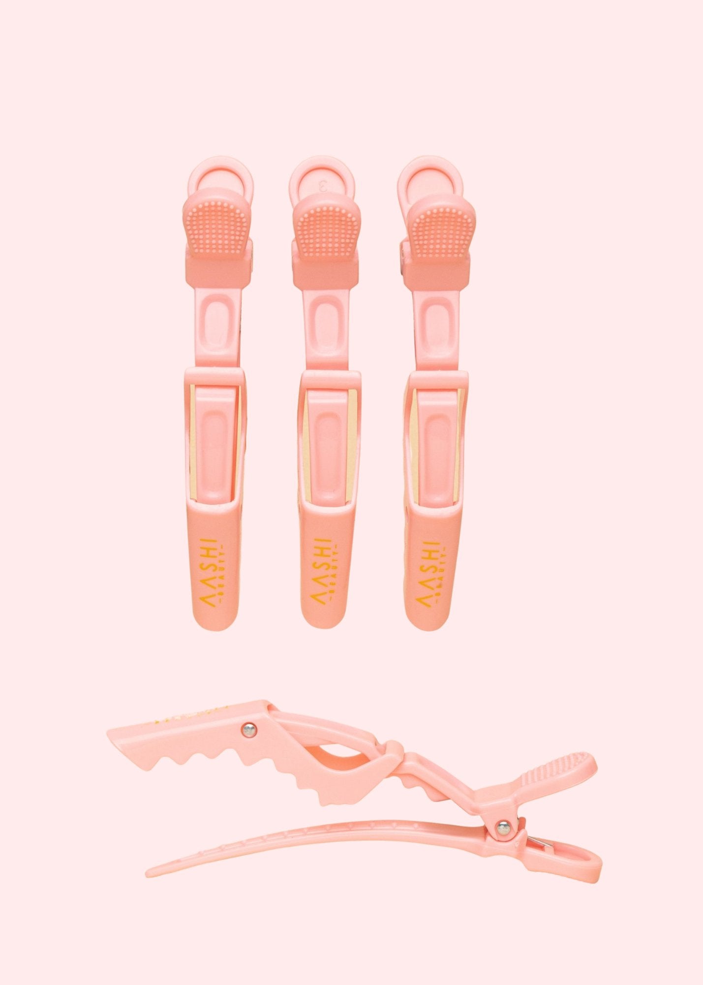 Aashi Beauty Girly Pink Claw Clips, Pack of 4 (Pre-Order) - Aashi Beauty