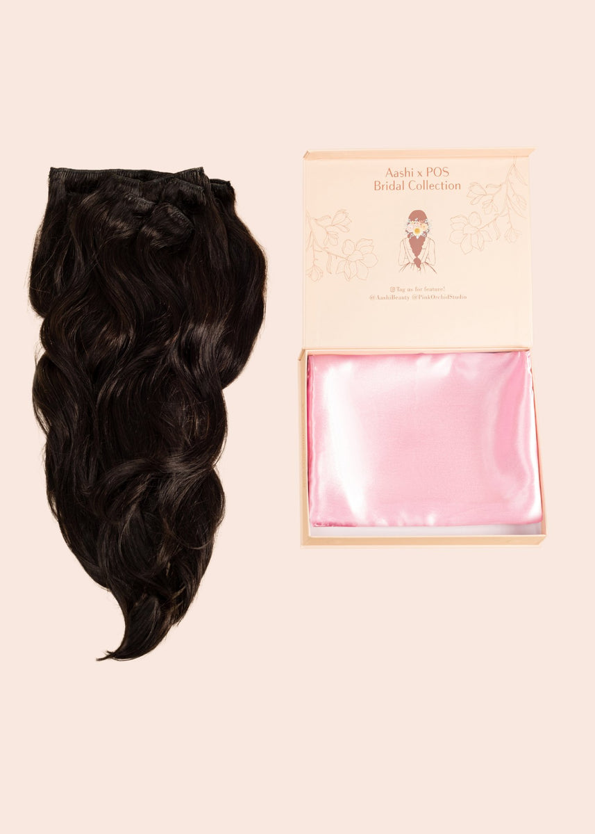 Aashi Bridal Box - 100% Human Hair Extensions & Silk Pillow & Miracle ...