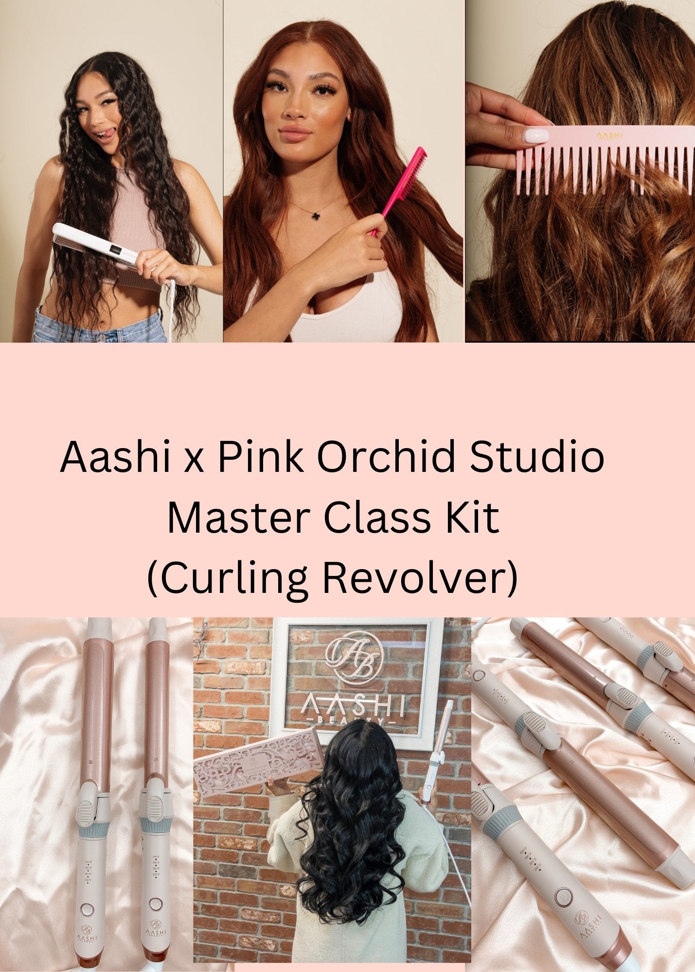 Aashi x Pink Orchid Studio Master Class Kit ( with Curling Revolver) - Aashi Beauty