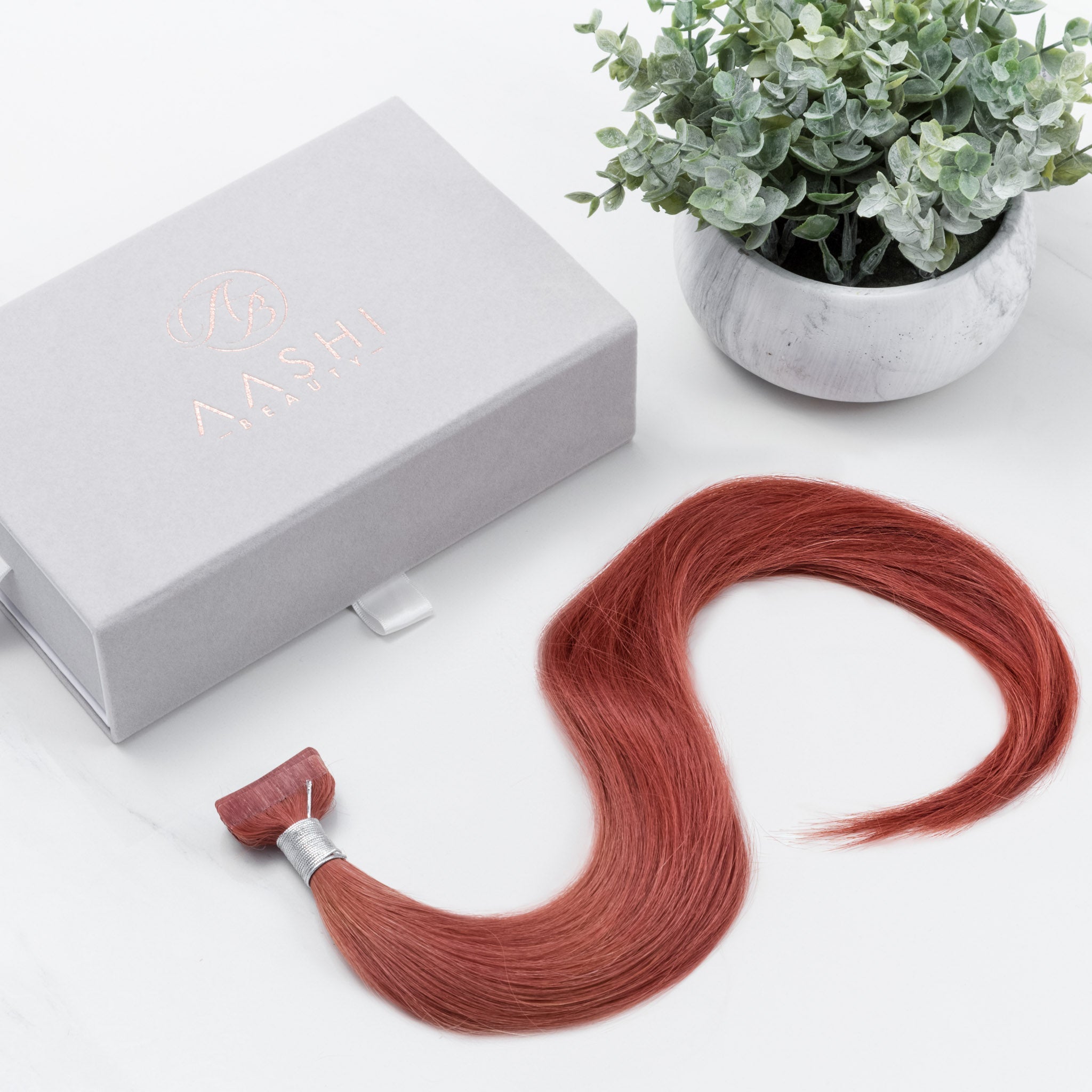 Amber Auburn (#14) Tape-In - Natural Drawn - Aashi Beauty