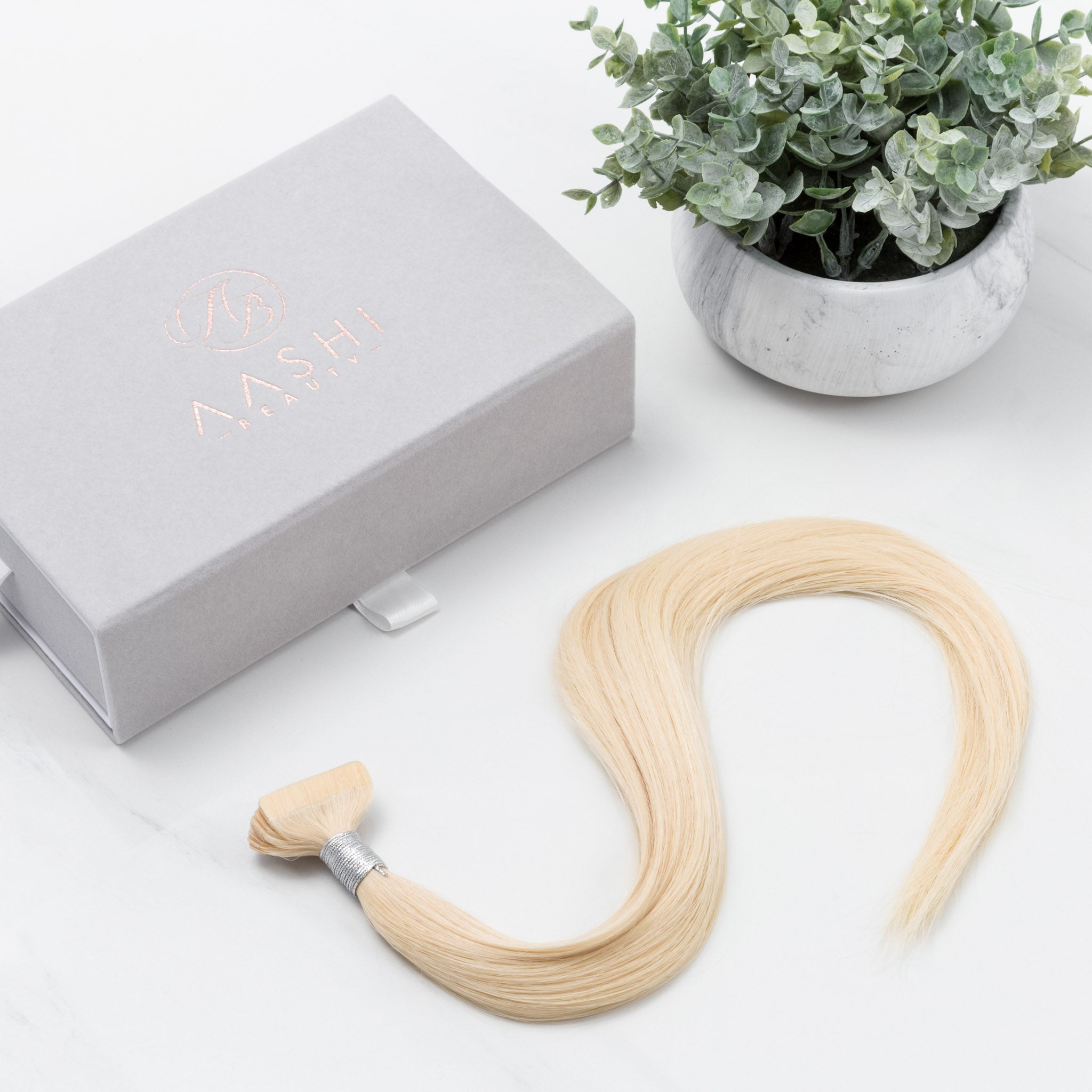 Ash Blonde (#60) Tape-In (Double Drawn THICK) - Aashi Beauty