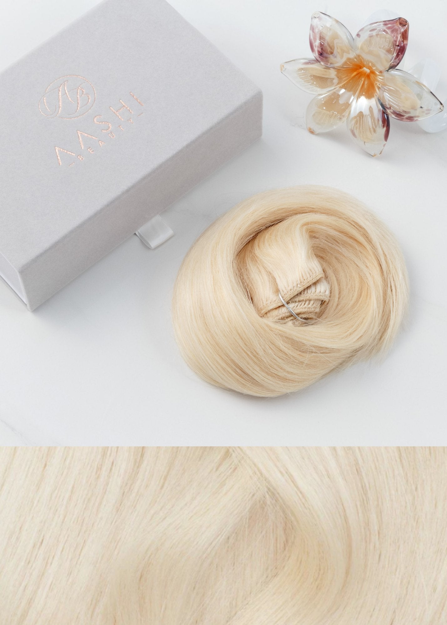 Ash Blonde Hair Extensions (#60) - Aashi Beauty