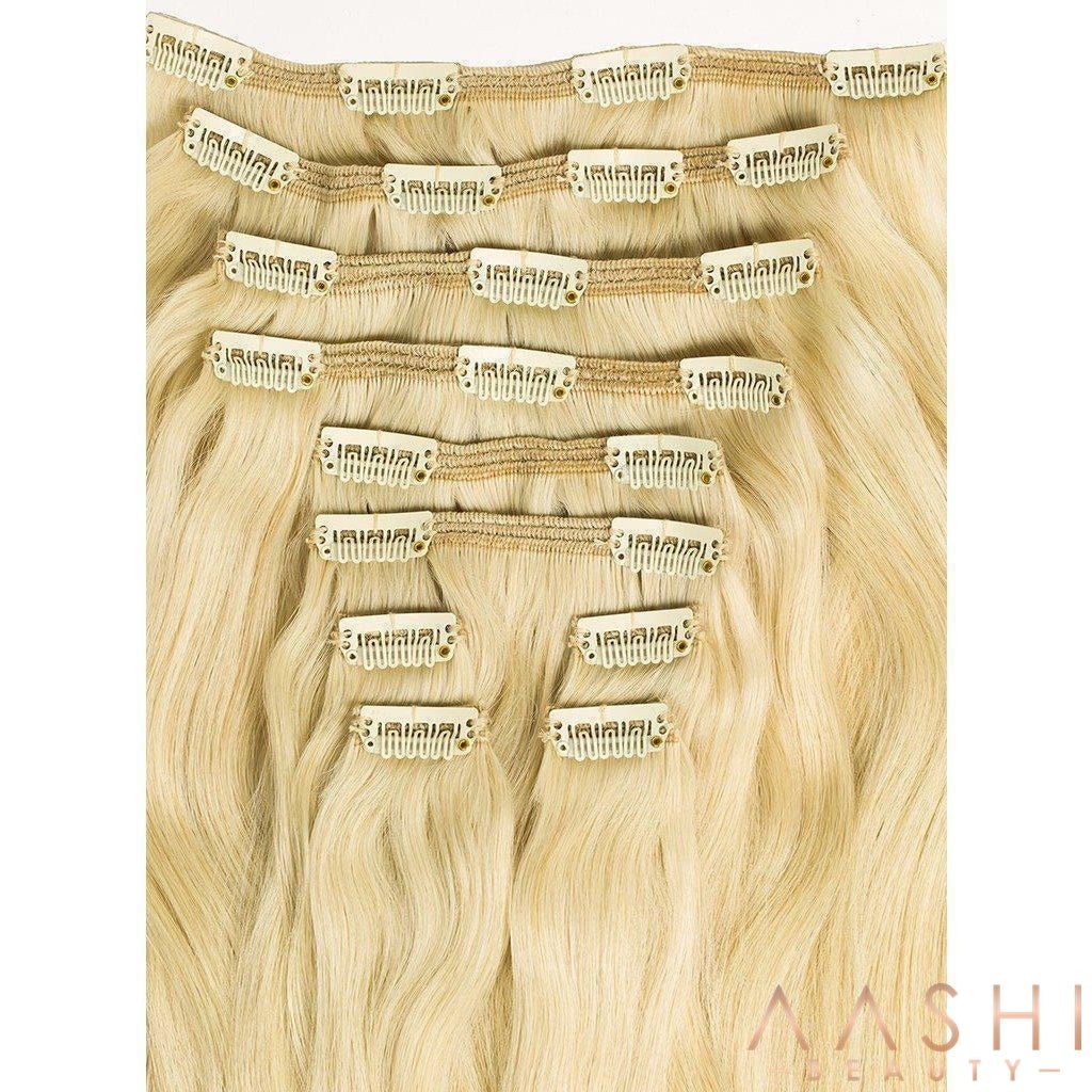 Ash Blonde Hair Extensions (#60) - Aashi Beauty