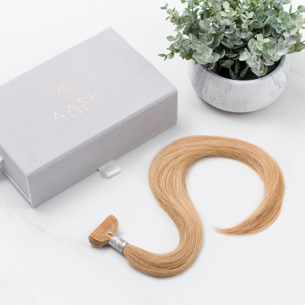 Buttercream (#18) Tape-In - Natural Drawn (thin) - Aashi Beauty