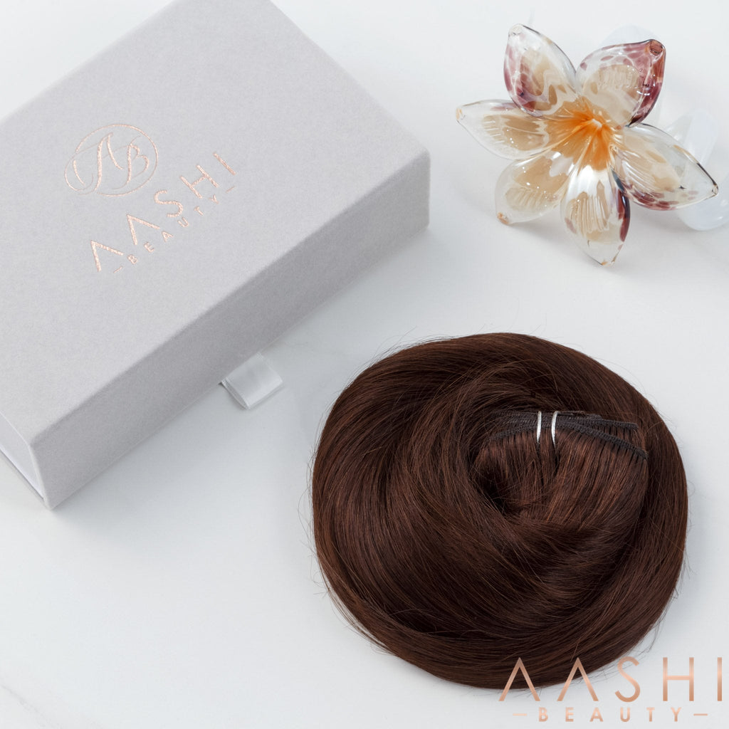 Buy Remy Espresso Hair Extensions (#1C) - Aashi Beauty