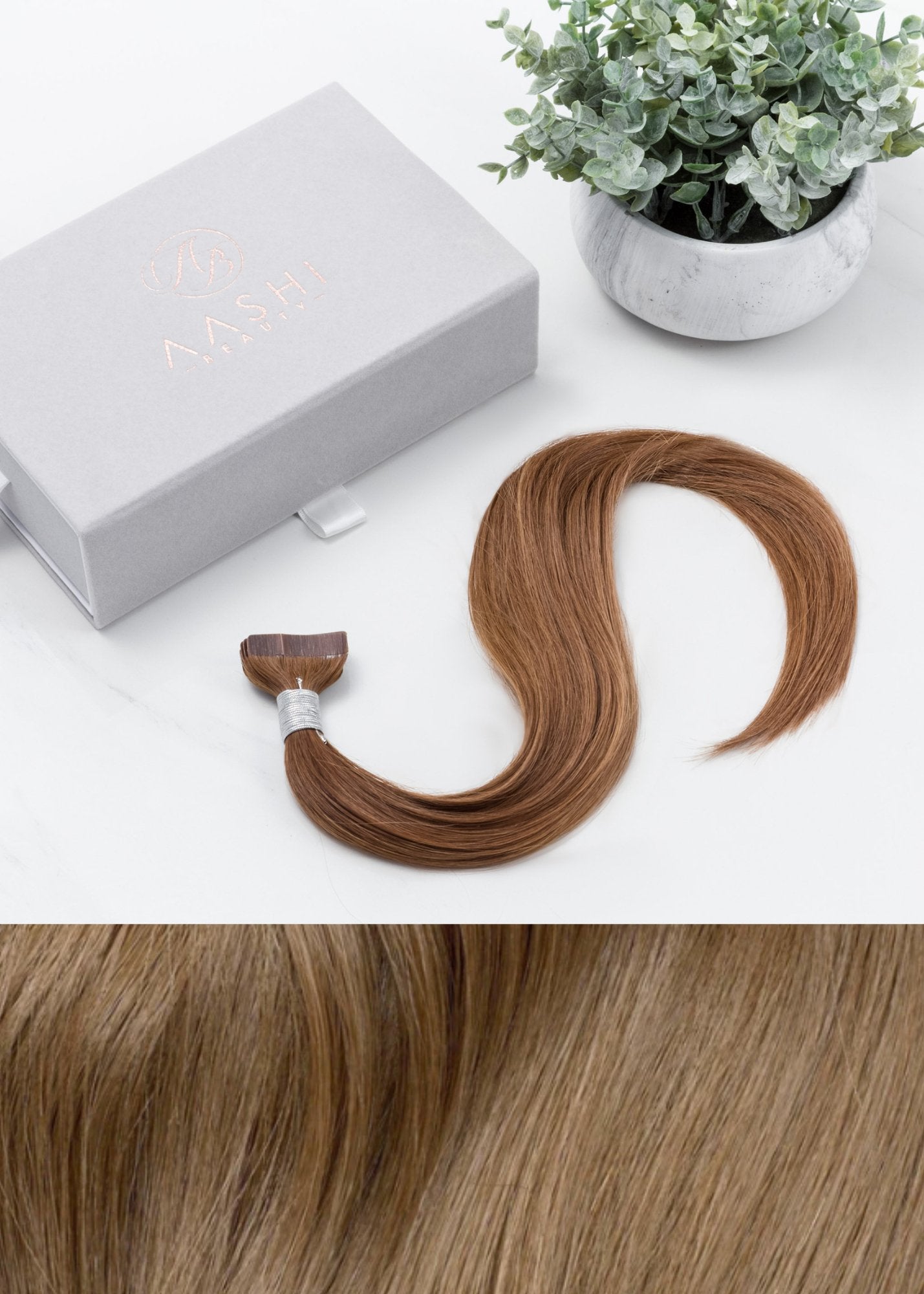 Caramel Brown (#5) Tape-In - Aashi Beauty