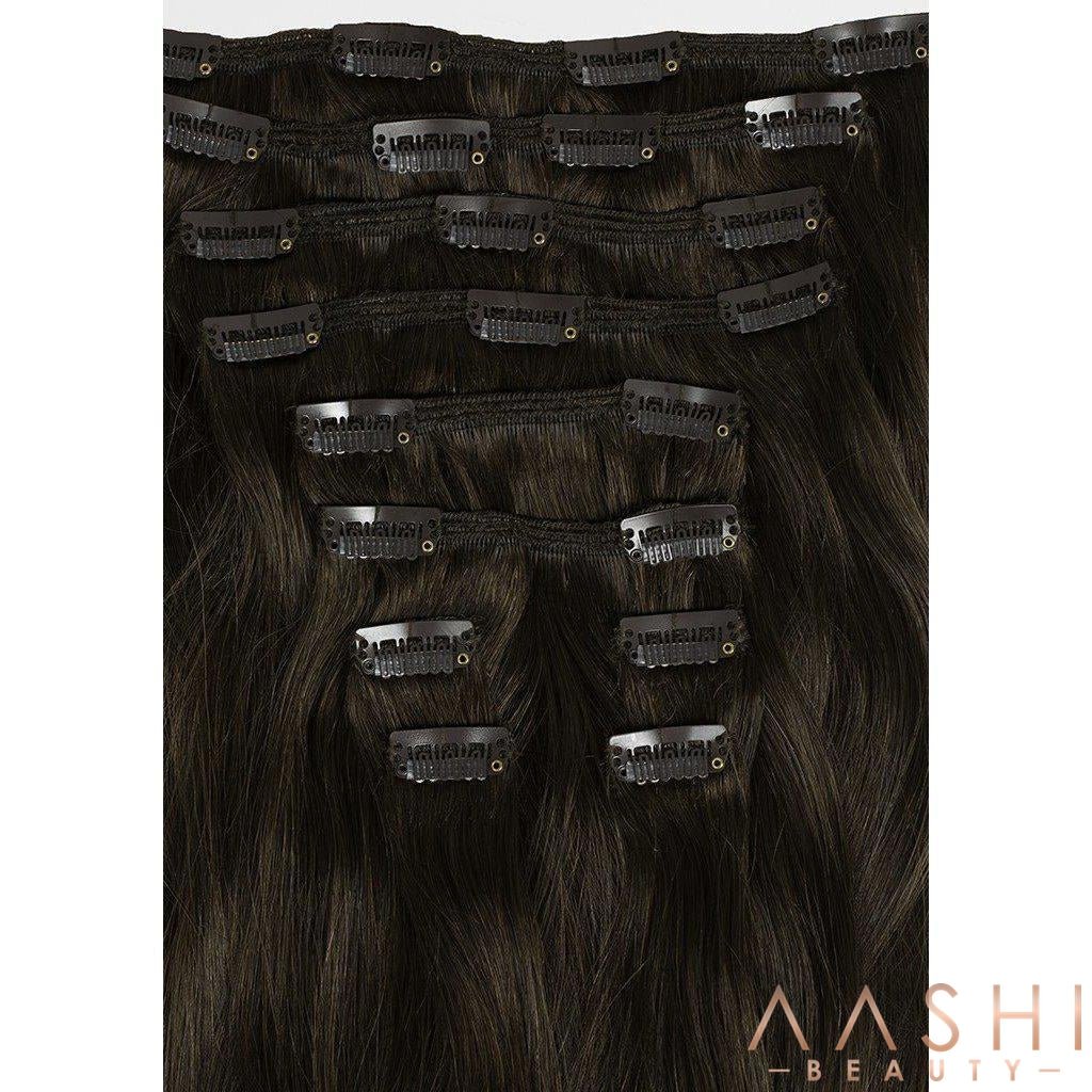 Chocolate Brown Hair Extensions (#2) - Aashi Beauty