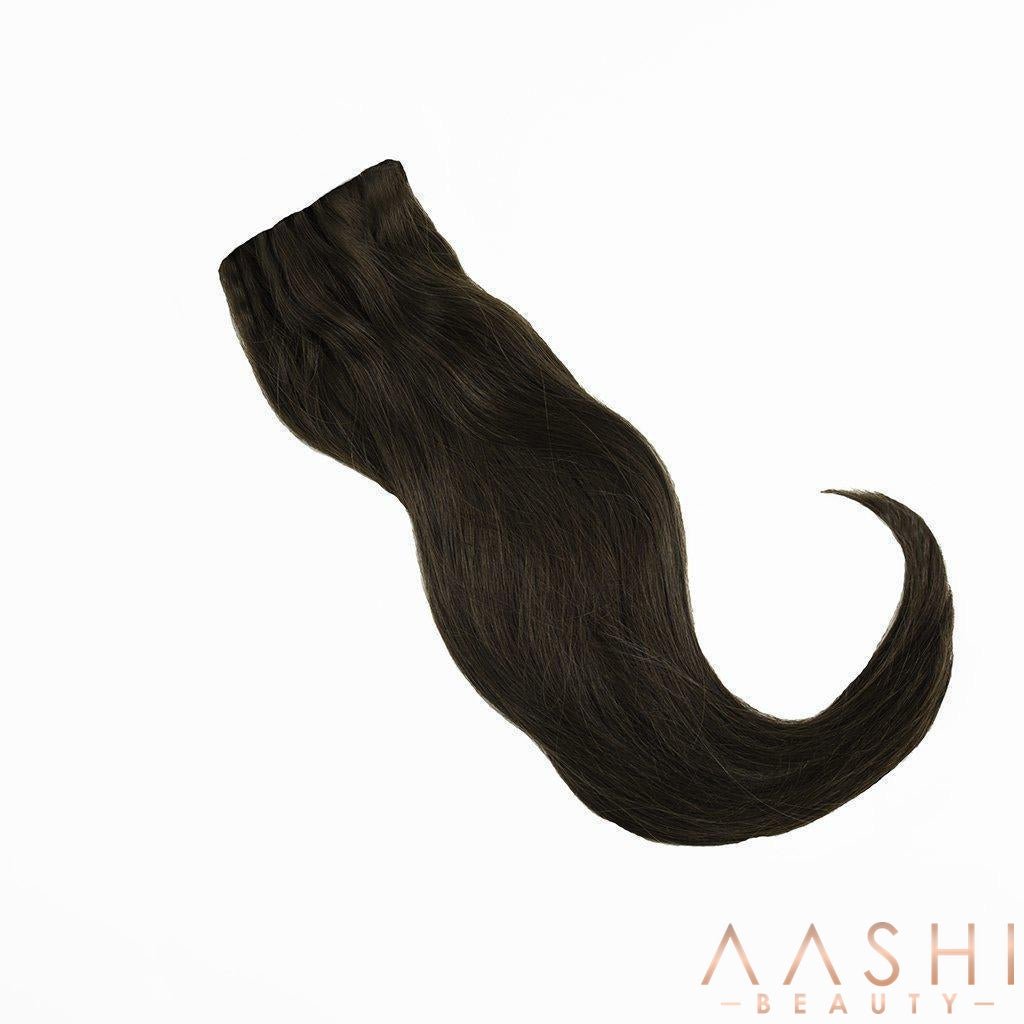 Chocolate Brown Hair Extensions (#2) - Aashi Beauty