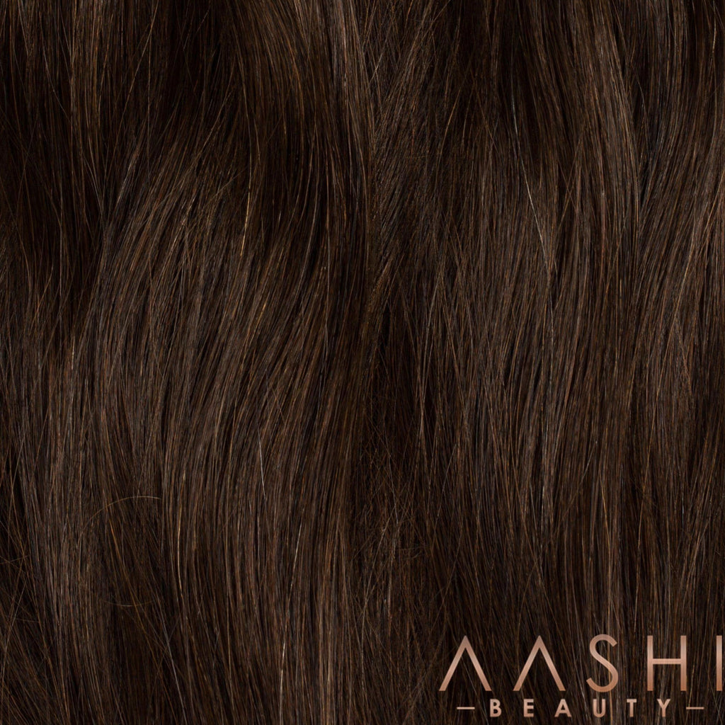 Chocolate Brown Hair Extensions (#2) - Aashi Beauty