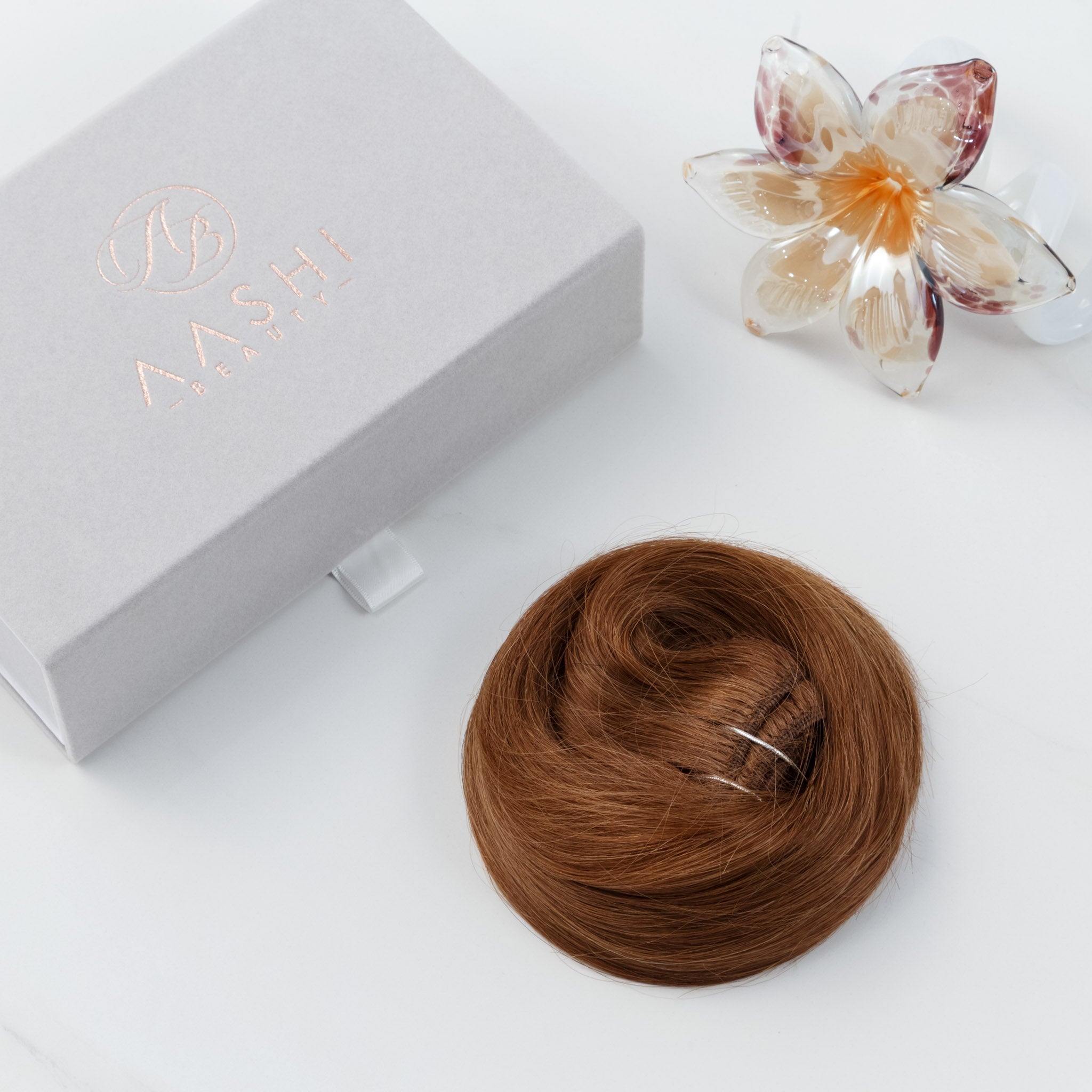 Clip-In Oak Brown Hair Extensions (#5) - Aashi Beauty