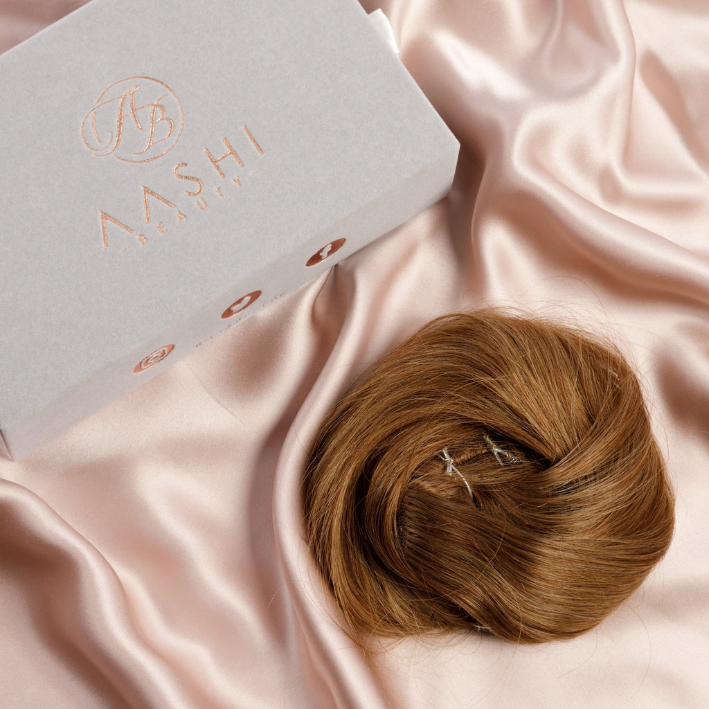 Clip-In Oak Brown Hair Extensions (#5) - Aashi Beauty