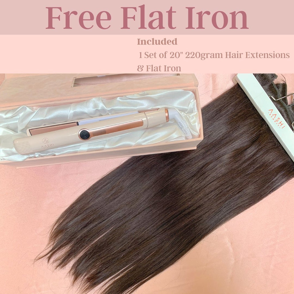 Combo Deal Flat Iron & Hair Extension (Limited Deal) - Aashi Beauty