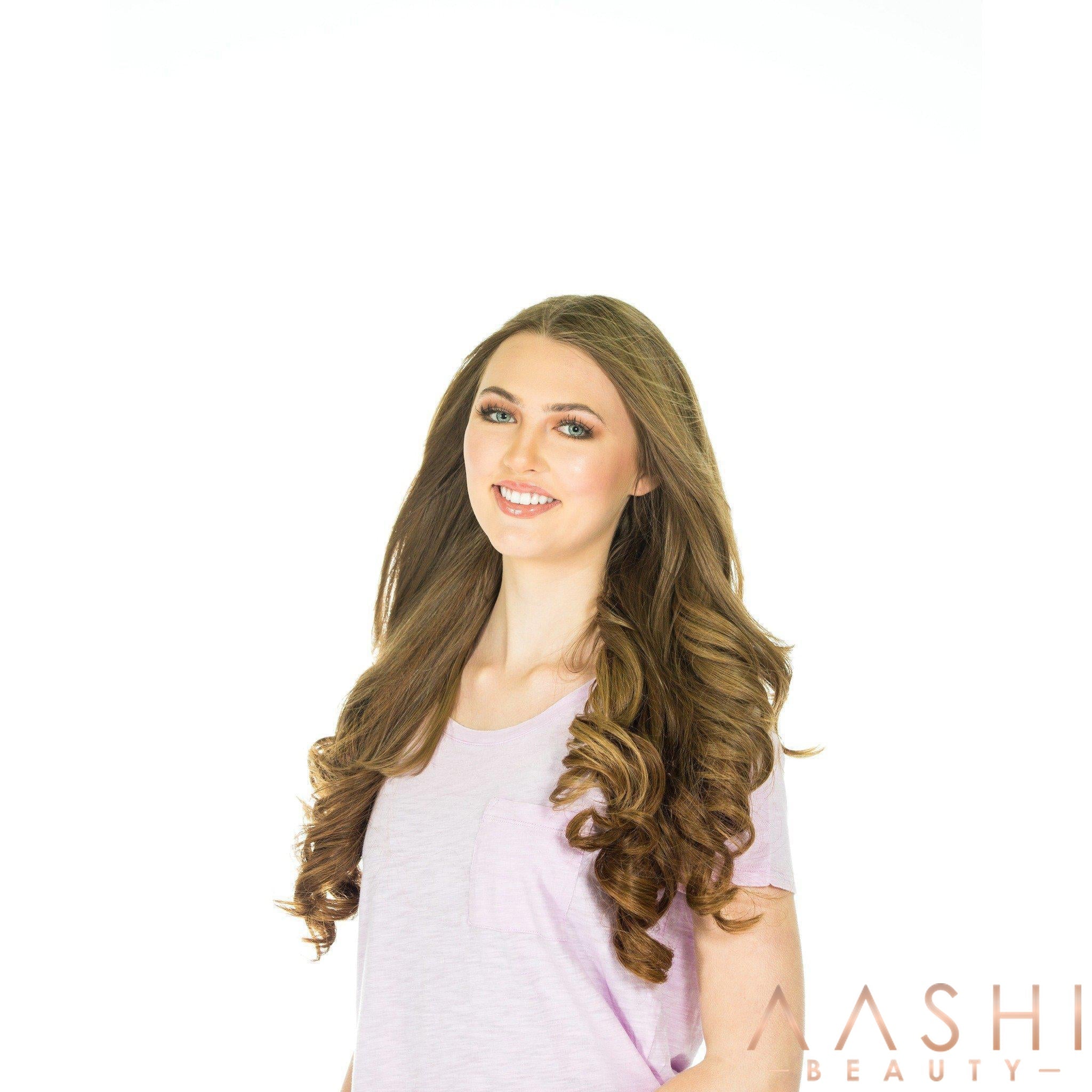 Dark Blonde, Bronde Blended Hair Extensions (#8) - Aashi Beauty