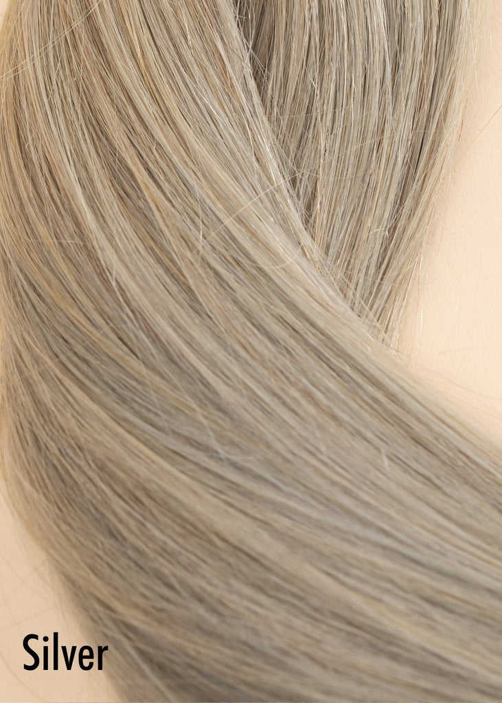 Grey Hair Extensions & Silver Hair Extensions (#66) - Aashi Beauty