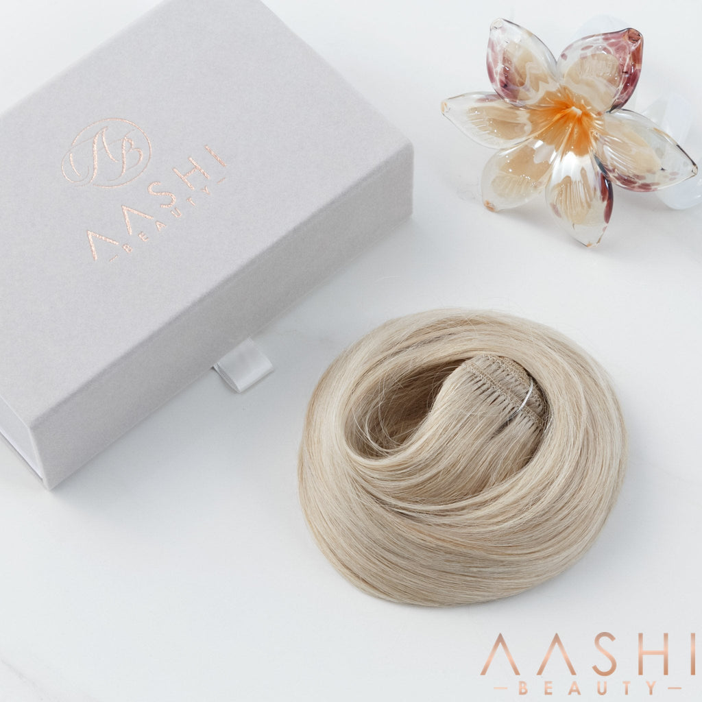 Grey Hair Extensions & Silver Hair Extensions (#66) - Aashi Beauty