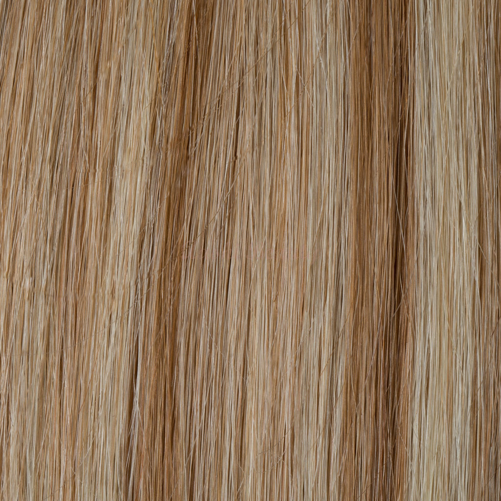 Mix of Honey Blonde (12) to Ash Blonde (60) Tape-in (Naturally Drawn, Thin) - Aashi Beauty