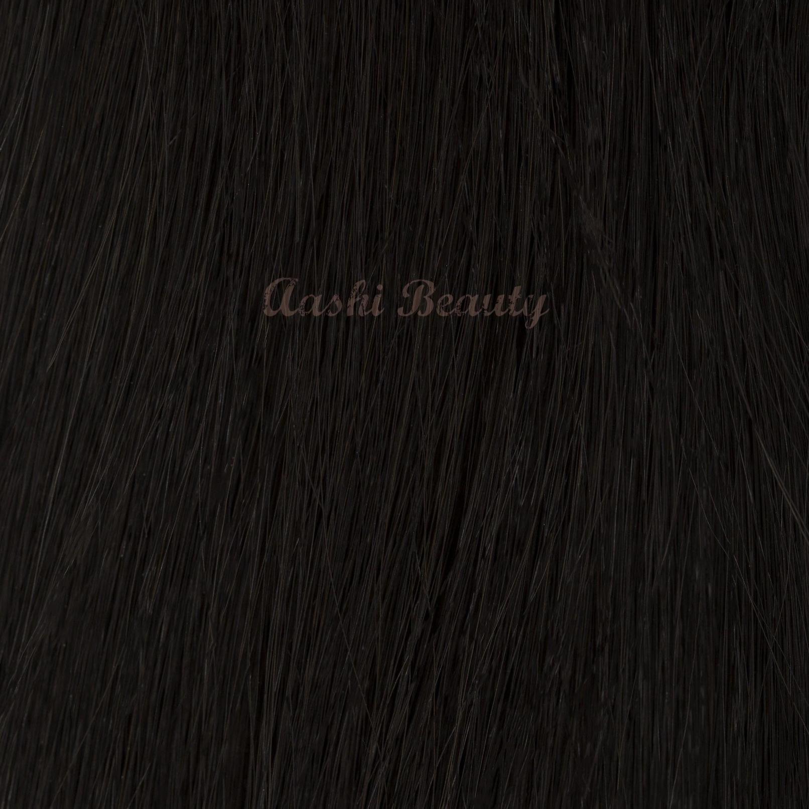 Off Black (#1B) Tape-In - Natural Drawn (Thin) - Aashi Beauty