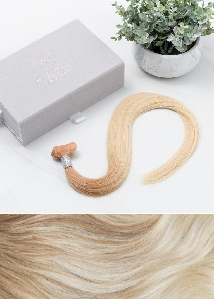 Ombre Honey Blonde (12) to Ash Blonde (60) Tape-in - Aashi Beauty