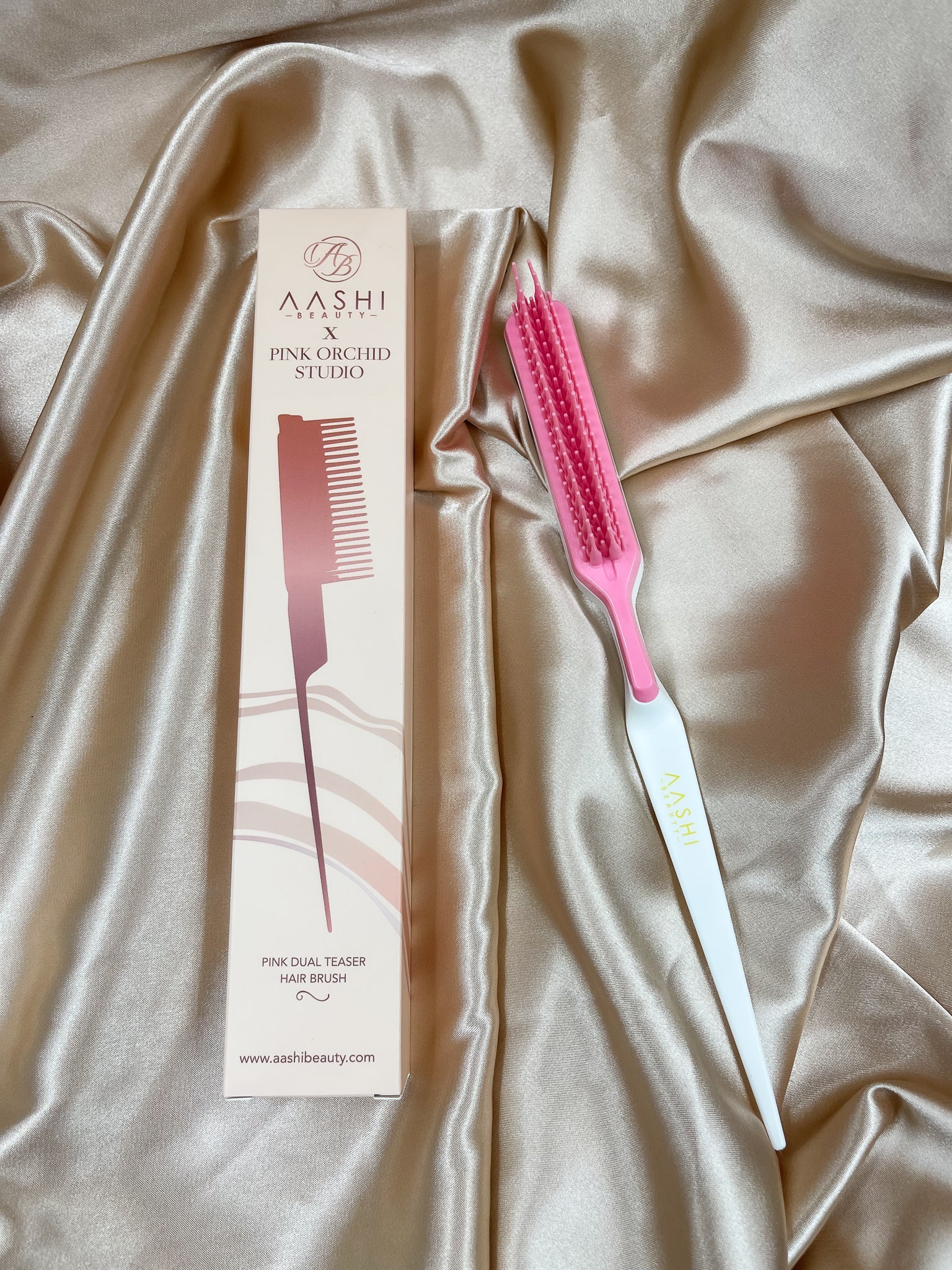 Pink Duo Teaser Hair Brush - Aashi Beauty