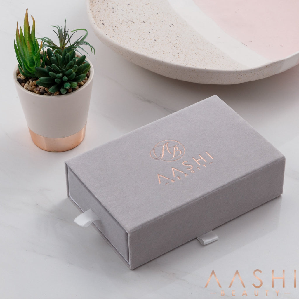 SUEDE ACCESSORY STORAGE BOX - Aashi Beauty