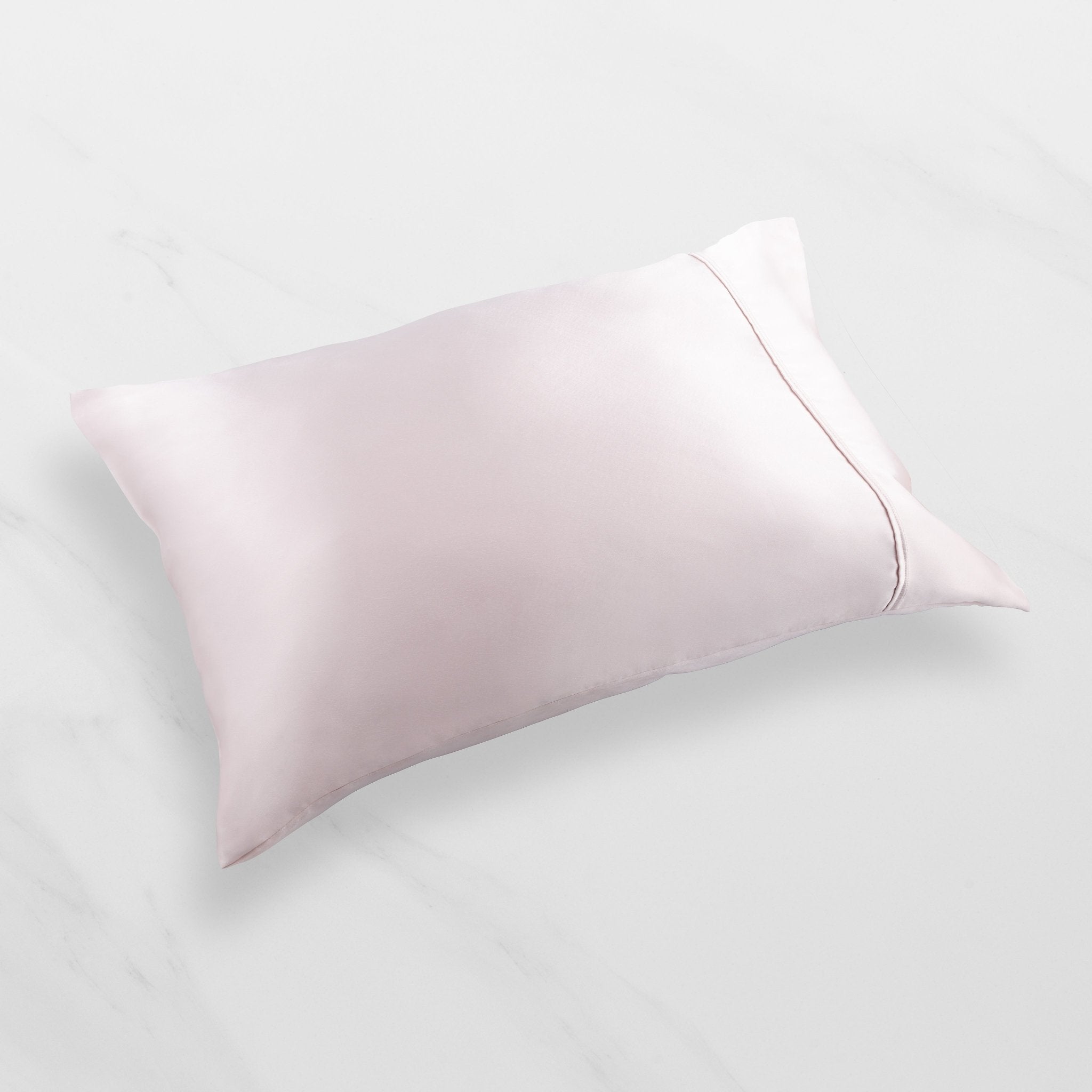 Vegan Silk Pillowcase -Queen Size Silk Pillow Cover - (made in Canada) Choose Colour / Custom Colour Option Available - Aashi Beauty